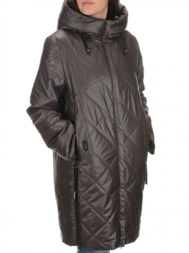 BM22868 DK.GRAY Куртка демисезонная женская (100 гр. синтепон) размер 46