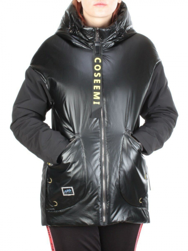 BM-925 BLACK Куртка демисезонная женская АЛИСА (100 гр. синтепон) размер 50/52 российский