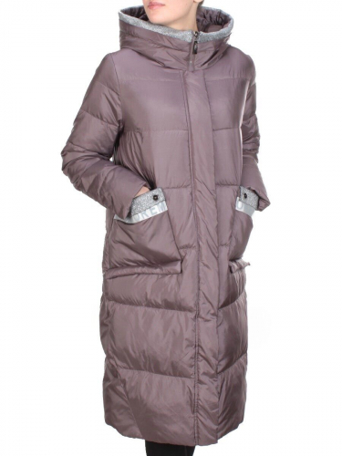 2115 VIOLET Пальто зимнее женское MELISACITI (200 гр. холлофайбера) размер 54