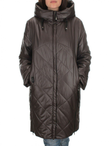BM22868 DK.GRAY Куртка демисезонная женская (100 гр. синтепон) размер 46