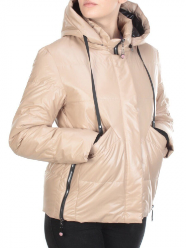 8269 DK. BEIGE Куртка демисезонная женская BAOFANI (100 гр. синтепон) размер 50