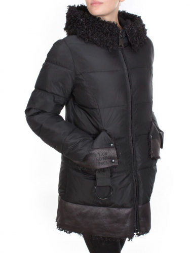 2015 BLACK Куртка зимняя женская CORUSKY (200 гр. холлофайбера) размер 50