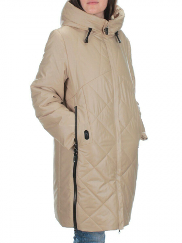 BM22868 BEIGE Куртка демисезонная женская (100 гр. синтепон) размер 46