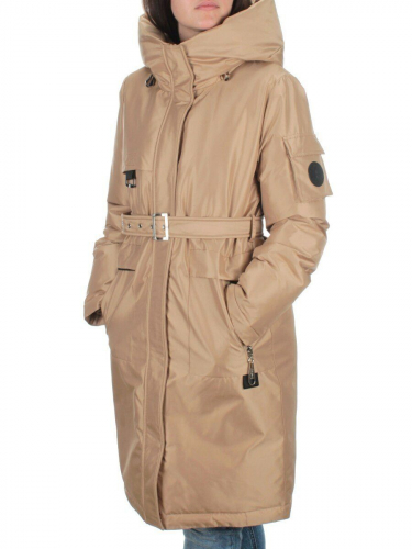 EAC293 BEIGE Куртка зимняя женская (200 гр. холлофайбера) размер 48