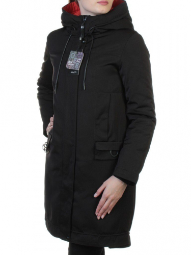 1913 BLACK Пальто женское зимнее облегченное (синтепон 150 гр.) размер S - 42 российский