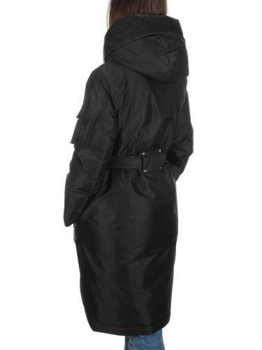 EAC293 BLACK Куртка зимняя женская (200 гр. холлофайбера) размер 50