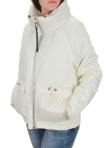 EAC918 WHITE Куртка демисезонная женская (100 гр. синтепон) размер 44