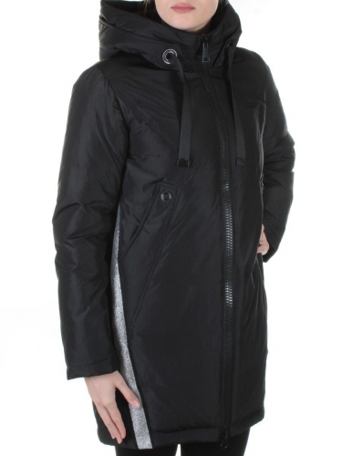 227-1 BLACK Пальто женское зимнее Snow Grace размер S - 42российский