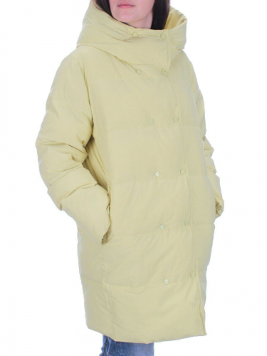 22367 YELLOW Куртка зимняя женская (200 гр. холлофайбера) размер 52