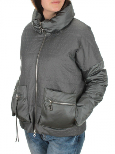 EAC931 GRAY Куртка демисезонная женская (100 гр. синтепон) размер 42