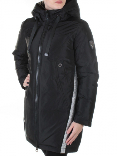 227-1 BLACK Пальто женское зимнее Snow Grace размер S - 42российский