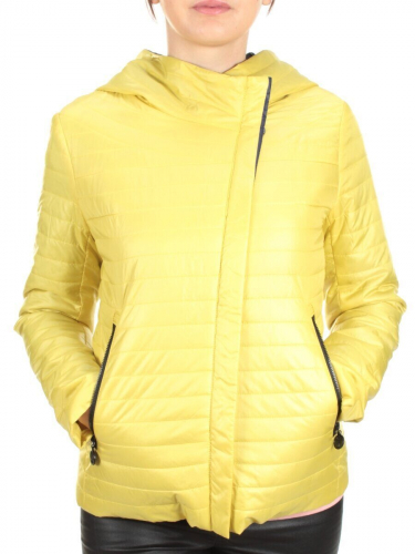 2061 YELLOW Куртка демисезонная женская Y SILK TREE (100 гр.синтепона) размер M - 44российский