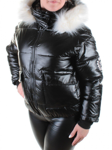 1839 BLACK Куртка демисезонная женская LeiBaiYi размер M - 44 российский