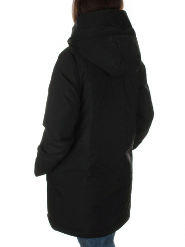 22352 BLACK Куртка зимняя женская (200 гр. холлофайбера) размер S - 46 российский