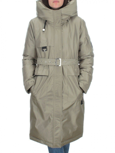 EAC293 KHAKI Куртка зимняя женская (200 гр. холлофайбера) размер 44