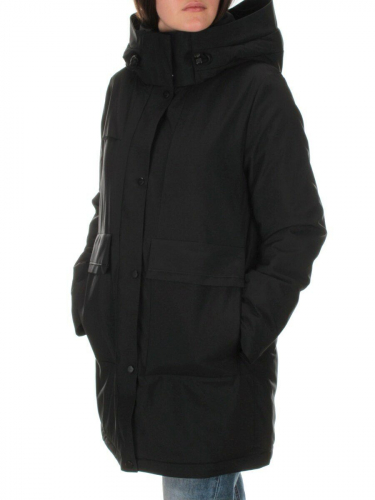 22352 BLACK Куртка зимняя женская (200 гр. холлофайбера) размер S - 46 российский