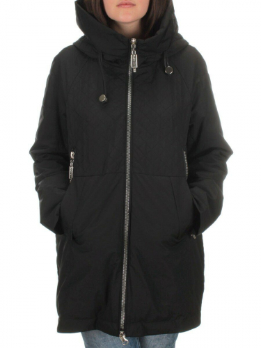 23-115 BLACK Куртка демисезонная женская (100 гр. синтепон) размер 50