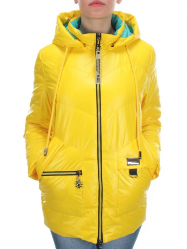 8257 YELLOW Куртка демисезонная женская BAOFANI (100 гр. синтепон) размер 52/54 российский