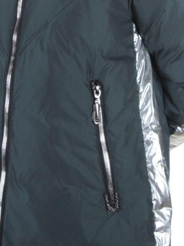 221 GRAY/GREEN Пальто зимнее женское Snow Grace размер S - 42 российский