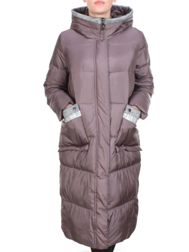 2115 VIOLET Пальто зимнее женское MELISACITI (200 гр. холлофайбера) размер 54