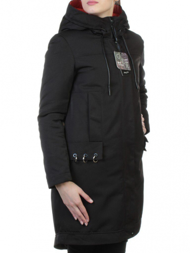 1913 BLACK Пальто женское зимнее облегченное (синтепон 150 гр.) размер S - 42 российский