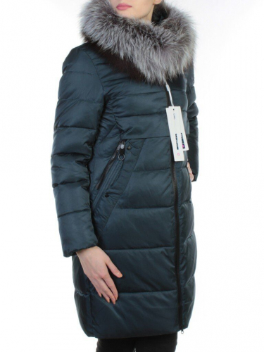 352 DK. GRAY Пальто зимнее с чернобуркой OMMEITT размер S - 42 российский