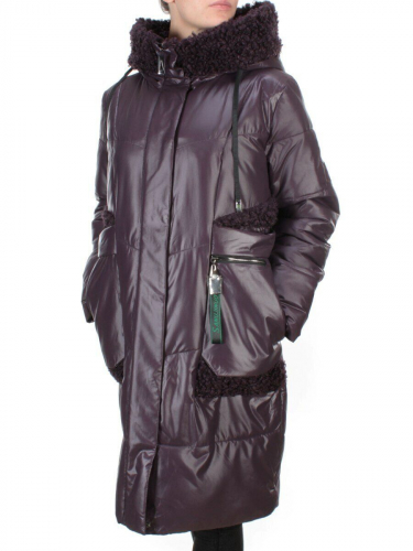 21-985 VIOLET Пальто зимнее женское AIKESDFRS (200 гр. холлофайбера) размер 48