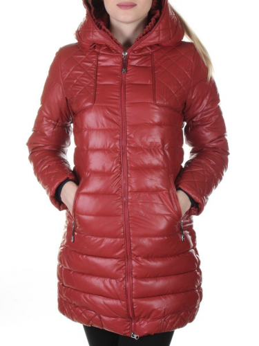 MY365 RED Пальто стеганое из эко-кожи My 365 fashion размер XL - 42 российский