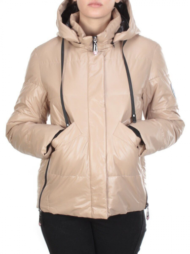8269 DK. BEIGE Куртка демисезонная женская BAOFANI (100 гр. синтепон) размер 50