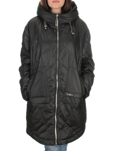 23-121 BLACK Пальто демисезонное женское (100 гр. синтепон) размер 3XL - 52 российский