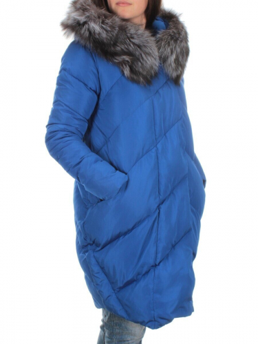 15172 BLUE Пальто зимнее женское (200 гр .холлофайбер) размер S - 42/44 российский