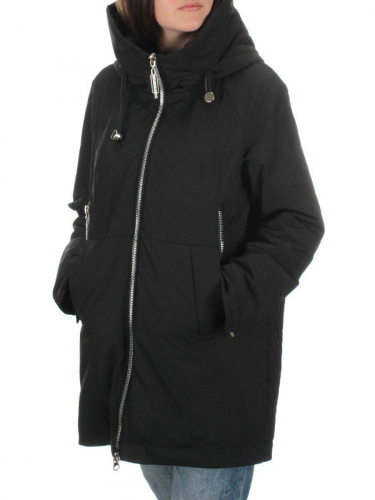 23-115 BLACK Куртка демисезонная женская (100 гр. синтепон) размер 50