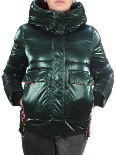 8096 DK. GREEN Куртка зимняя женская JARIUS (200 гр. холлофайбера) размер 48