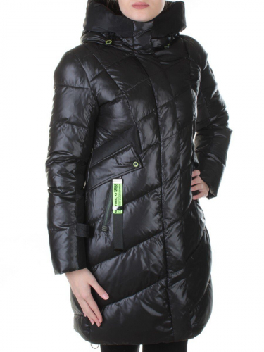887 BLACK Пальто женское зимнее HaiLuoZi размер M - 44 российский