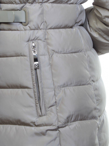 8158 Пальто зимнее женское (холлофайбер, натуральный мех чернобурки) размер M - 44 российский