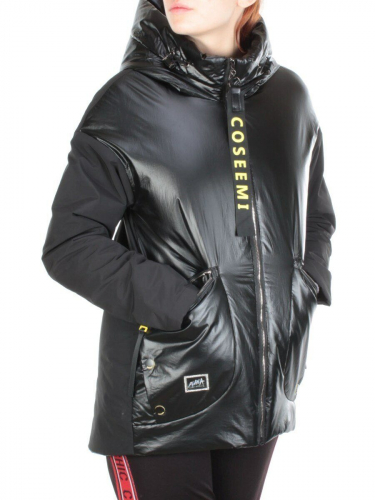 BM-925 BLACK Куртка демисезонная женская АЛИСА (100 гр. синтепон) размер 50/52 российский