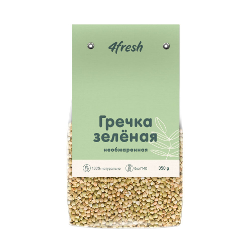 Гречка зелёная, необжаренная