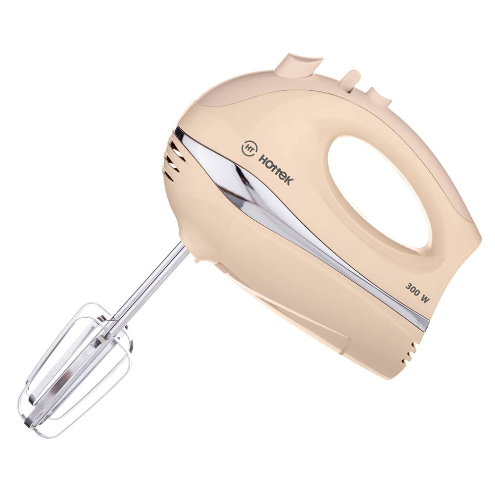 Миксер HOTTEK HT-963-002 300Вт, 5 режимов, турбо, 4 насадки
