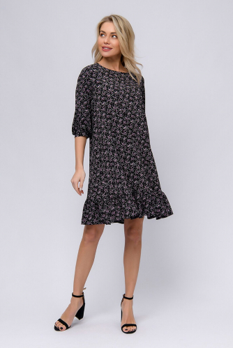 Платье 1001 DRESS #853844Черный (принт)