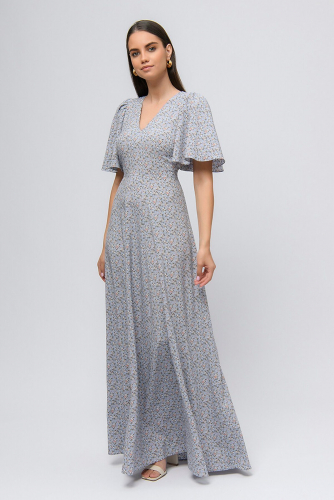 Платье 1001 DRESS #856010Голубой (принт)