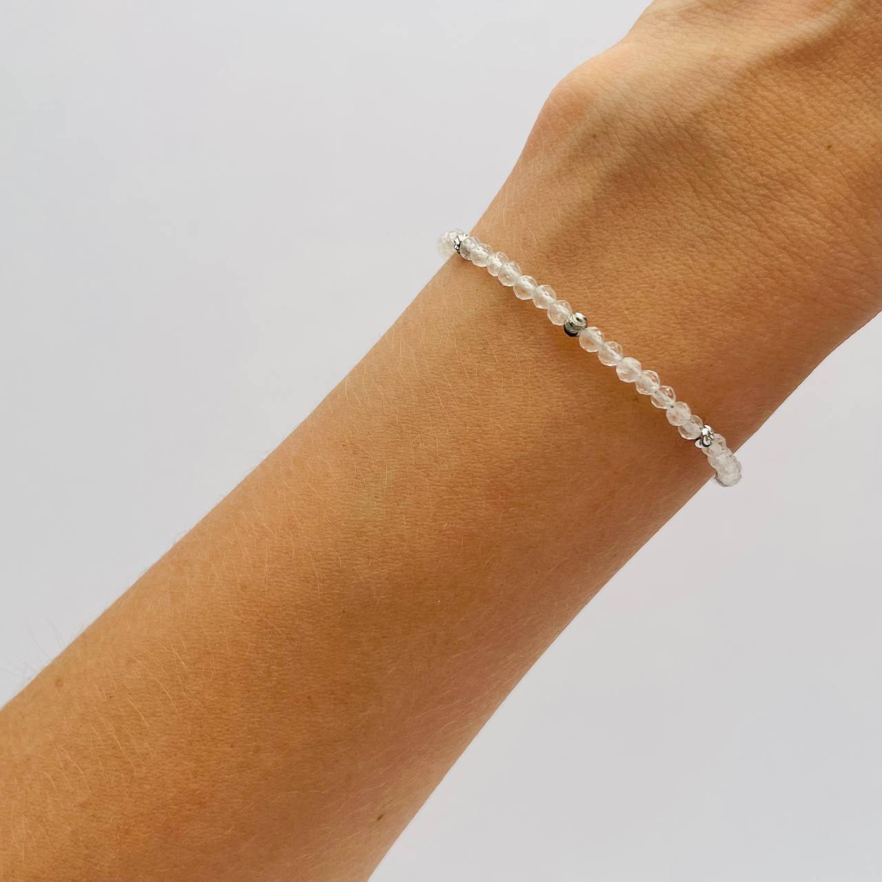 Радуга Самоцветов Браслет из Горного Хрусталя