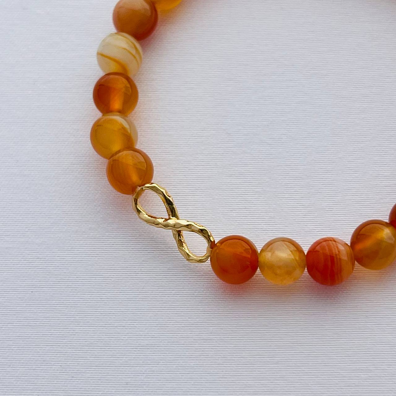 Радуга Самоцветов Браслет из Агата со вставкой