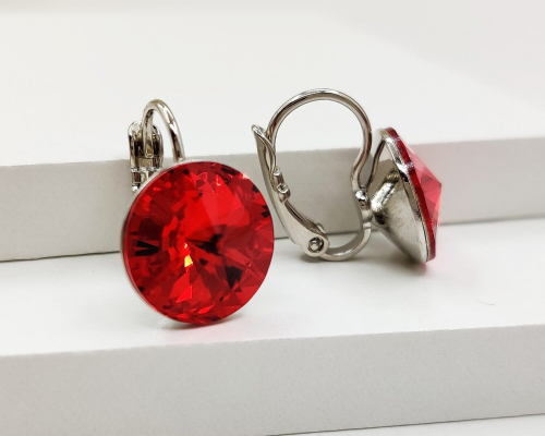 Серьги с кристаллами Swarovski