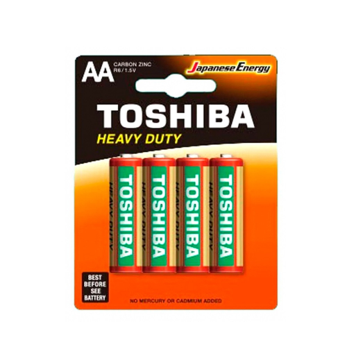 Батарейка Toshiba R06 AA BL4 (4/40/200)