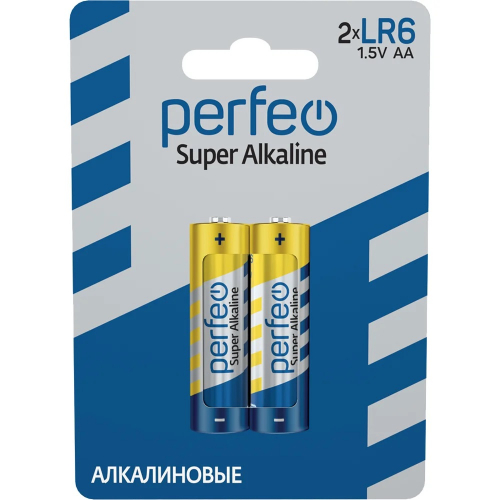 Батарейка Perfeo LR06 AA Super Alkaline 2BL (60/240)