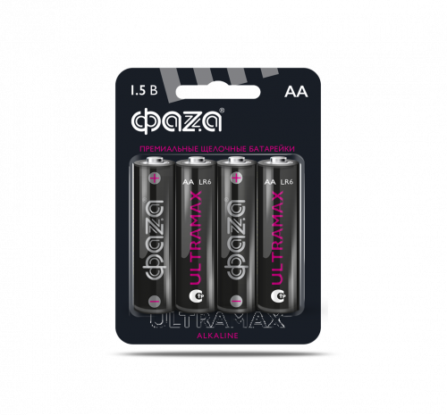 Батарейка Фаza LR06 AA ULTRA MAX BL4 (4/48/576)