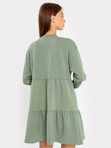 Платье женское в зеленом оттенке