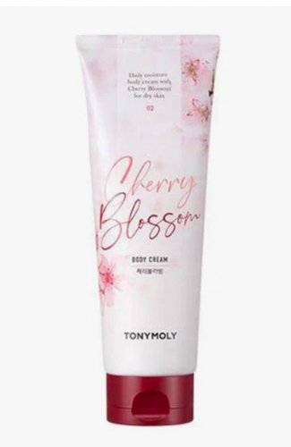 TONYMOLY CHERRY BLOSSOM CHOK CHOK BODY CREAM Крем для тела с экстрактом цветка сакуры 250мл