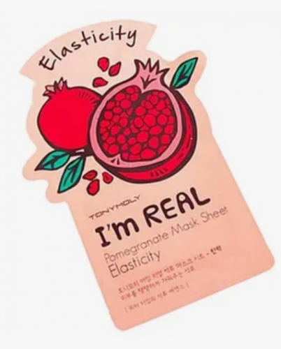 TONYMOLY I 'AM POMEGRANATE MASK SHEET - ELASTICITY Антивозрастная тканевая маска для лица с экстрактом граната 21мл