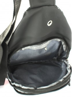 Рюкзак (сумка) муж Battr-3805 (однолямочный), 2отд, плечевой ремень, 1внеш карм, черный 257862